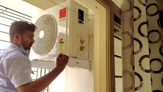 Onida 1Ton 3 star Inverter AC Installation and Unboxing | #1ton #InverterAc #ACinstallation