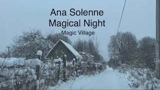 Волшебная деревня | новая музыка | Magical Night ❄️ Winter Night Drive 