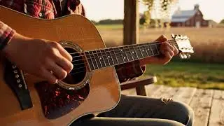 Riverbend Memories and Country Guitar Echoes 🎸 Soft Acoustic Country & Warm Western Vibes