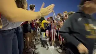 Watch West Forsyth football players walk through student section