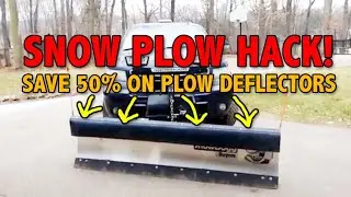 SNOW PLOW HACK - Save 50% DIY Snow Plow Deflector!