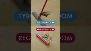 It didn't look like a regular broom, did it? See it again | Tyroler Bright Tools  #cleaning #clean