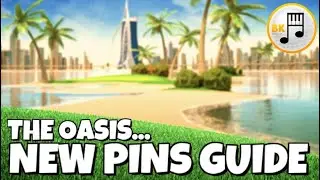 NEW PIN LOCATIONS GUIDE - THE OASIS | Spring Break 9-Hole Cup | Golf Clash Tips Play-Through