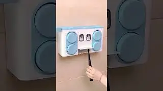 Smart Bathroom Solutions Explore Ondaum's Automatic Toothpaste Holder and Storage Rack #Toothpaste