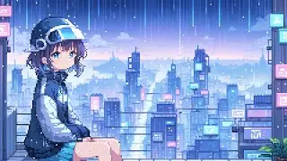 Neon Funk 🌃 | Lo-fi House Pixel Animation | Relaxing Background Music 🎶