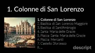 1  Colonne di San Lorenzo   Ancient Italy and the Rise of Rome