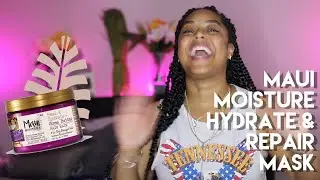 MAUI MOISTURE HEAL & HYDRATE + SHEA BUTTER MASK REVIEW | Danielle Renée