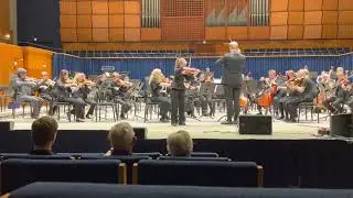Wieniawski violin concert no. 2, 1 sats. - solist med CNUS