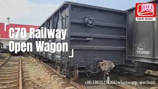Railroad Gondola 1435mm Standard Gauge Railway Open Wagon 70T Pay Load