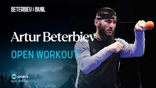 Artur Beterbiev showcases serious skill in his open workout before his clash with Dmitry Bivol 🥊 🇸🇦