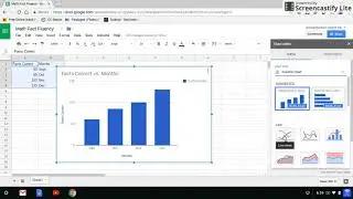 Make a Line Graph with Google Docs