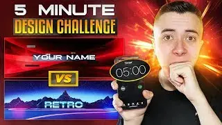 5 MINUTE DESIGN CHALLENGE vs SUBSCRIBERS! ⏰ (GFX Battle)