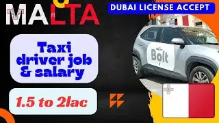 driving license in Malta, taxi driving job in Malta 🇲🇹 vijay malta