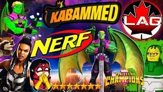Hulkling & Valk Silent NERF!?! Banquet Champions Damage Bugged? 7-Star Scaling Issues! Kabam? - MCOC