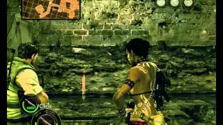 Resident Evil 5 Beating giant majini in easy way (solo and with online partner)