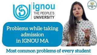 IGNOU MA | Problems while doing MA from IGNOU and solutions for all the problems, A must watch video