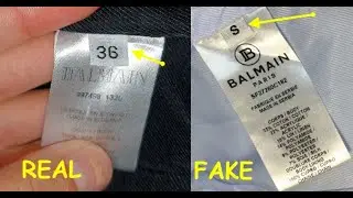 How to spot original Balmain blazer jacket. Real vs Fake Balmain Paris jacket