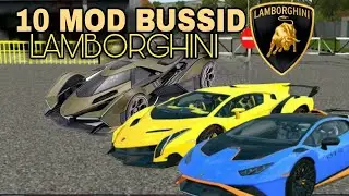 10 Mod Bussid Mobil LAMBORGHINI | Bus Simulator Indonesia
