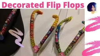 Boho Inspired Decorated Flip Flops | Etsy Seller
