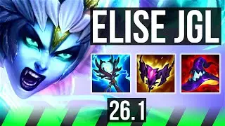 ELISE vs MALPHITE (JGL) | 43K damage, Good KDA: 18/2/10 | EUW Grandmaster | 26.1