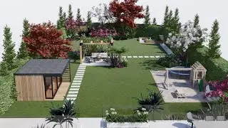 Large Luxury Garden Design &ndash; 3D Walkthrough of a Stunning Outdoor Transformation