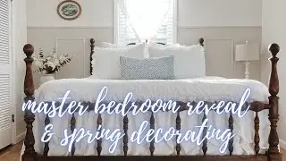 DIY Master Bedroom Makeover & Spring Decor || 1970s Ranch Style House Reno to Country Cottage Ep. 3