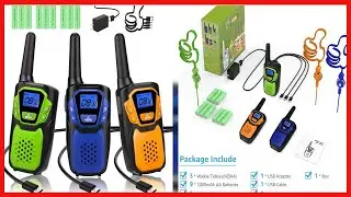 Reliable Long Range Walkie Talkies with Extended Battery Life and NOAA Weather Alerts