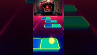 TRAIN EATER MONSTER TILESHOPEXE #shorts #monsters #spinningwheels #traineater #tileshopgameplay