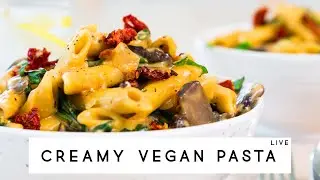 CREAMY VEGAN PASTA - VEGAN DINNER IDEAS (Part 1) | Vegan Michele