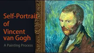 Self-Portrait of Vincent van Gogh | Acrylic Painting Study