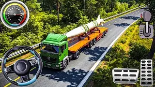 Missile Transport Mission on Highway | Realistic Truck Driving Simulator 🚛💥
