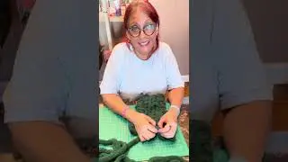 Haciendo Una Bofanda Jumbo Tejido Verde 1/15/26