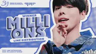 Winner 「M I L L I O N S」- Line Distribution