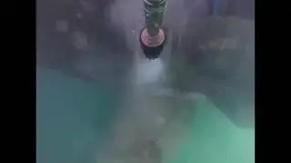 Pressure Washing Zeus Propellers Underwater