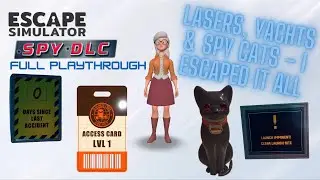 The Ultimate Spy Puzzle Gauntlet &ndash; Escape Simulator Spy DLC Full Playthrough