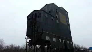 The Huber Breaker Anthracite Coal Retail Pockets right before destruction, 2014.