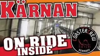 K&auml;rnan Licht an im Turm | Roller Coaster | reverse free fall lights on | onride POV | freier Fall
