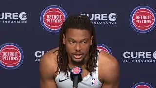 Chaz Lanier PostGame Interview | Chicago Bulls vs Detroit Pistons