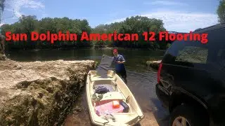 Sun Dolphin American 12 Compact Flooring+ Fishing in Sante Fe River!