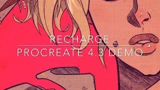 Ep. 150| Recharge - Procreate 4.3 Demo (Additional Fat Pencil Demo)