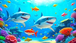 The Best 4K Aquarium 🐠 Explore the Stunning World of Sea Jellyfish and Beautiful Coral Reef Fish.#76