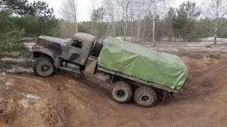2023.02.04 KrAZ-255B1 na Lewizna 3