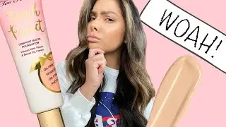 TOO FACED PEACH PERFECT COMFORT MATTE FOUNDATION | IS IT WORTH IT? ALL DAY WEAR TEST DRY SKIN