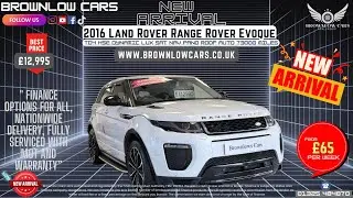 2016 Land Rover Range Rover Evoque