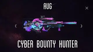 AUG Cyber Bounty Hunter - Free Fire