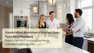 Tura Mini Pendant Made in Vermont by Hubbardton Forge IsabellesLighting.com