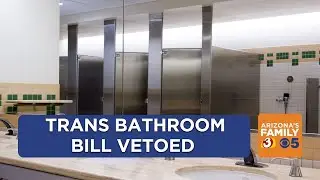 Hobbs vetoes bill to require separate bathrooms for trans students