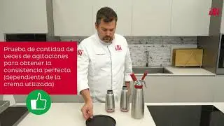 Uso correcto de dispensador de los espumas ISI