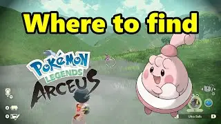 Where to get Happiny #86 (and #87, #88) Pokemon Legends Arceus