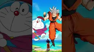 DragonBall Goku infinity vs Dorimon mui fight mode #anime #goku